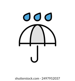 Regensymbol, Vektorgrafik