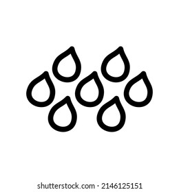 Rain Icon Vector Symbol Design Illustration