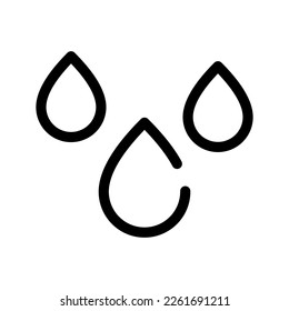 Ilustración de diseño del símbolo del vector de la lluvia Ilustración