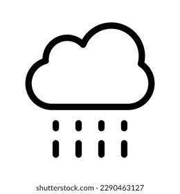 Ilustración de diseño del símbolo del vector de la lluvia Ilustración