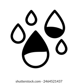 Rain Icon Vector Symbol Design Illustration