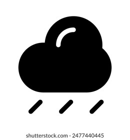 Rain Icon Vector Symbol Design Illustration