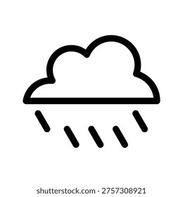 Rain Icon Vector Symbol Design Illustration