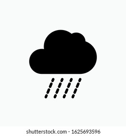 
Rain Icon. Weather Element Illustration As A Simple Vector Sign & Trendy Symbol for Design and Websites, Presentation or Apps Element.