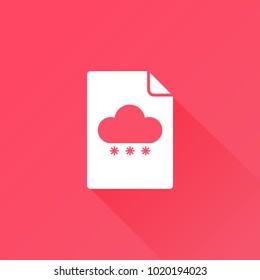 rain icon. weather sign