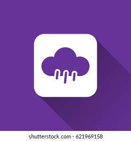 rain icon. weather sign