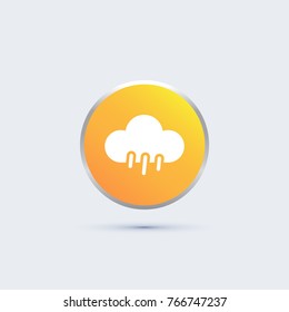 rain icon. weather sign