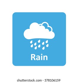 Rain icon for web and mobile