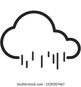 Rain icon for your weather web, software, or app.