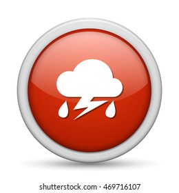 rain lightning icon