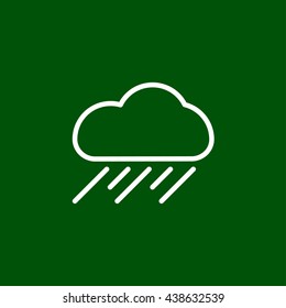 rain line icon