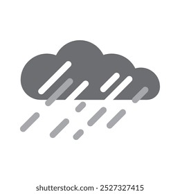 Rain logo design with modern concept| Simple rain logo| premium vector
