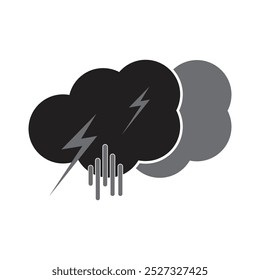 Design de logotipo de chuva com conceito moderno | Logotipo de chuva simples | vetor premium
