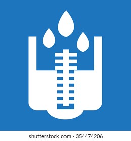 rain meter icon Illustration design