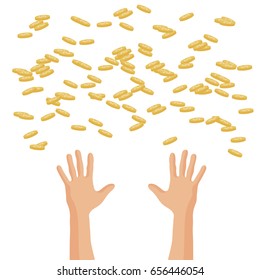 Rain of money