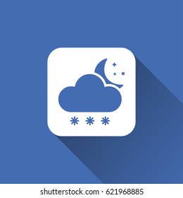 rain and moon icon