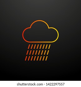 rain nolan icon. Elements of autumn set. Simple icon for websites, web design, mobile app, info graphics