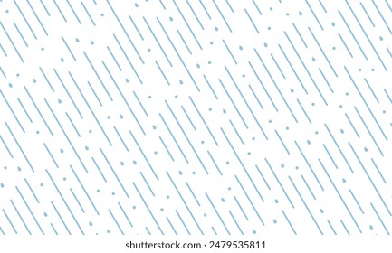 Rain pattern. Falling drops of water. Rain background.