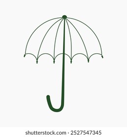 Rain Protection and insurance royalty free vector icon, rainbow umbrella at sunset, Vector umbrella icons, Large open umbrella,
 Yellow umbrella, clipping path, thunderstorm, included,