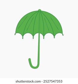 Rain Protection and insurance royalty free vector icon, rainbow umbrella at sunset, Vector umbrella icons, Large open umbrella,
 Yellow umbrella, clipping path, thunderstorm, included,