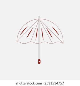 Rain protection and insurance royalty free vector icon, rainbow umbrella at sunset, Vector umbrella icons, open umbrella, vector design,
colorful umbrella isolated on white,  Rain Storm, 