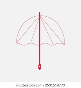 Rain protection and insurance royalty free vector icon, rainbow umbrella at sunset, Vector umbrella icons, open umbrella, vector design,
colorful umbrella isolated on white,  Rain Storm, 