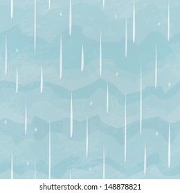 Rain Seamless Pattern