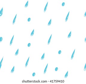 rain seamless pattern