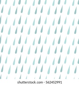 Rain seamless pattern. Vector illustration