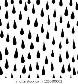 Rain, seamless pattern for your design
