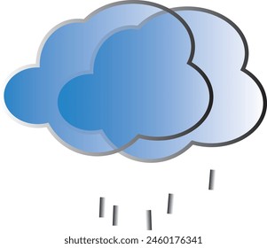 rain, season, weather, cloud, illustration, design, sky, climate, forecast, nature, storm, element, vector, drop, rainy, blue, raindrop, wet, background, water, meteorology, summer, color, overcast, 