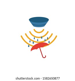 Rain Sensor icon. Simple element from sensors icons collection. Creative Rain Sensor icon ui, ux, apps, software and infographics.