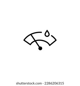 rain sensor indicator icon design vector 