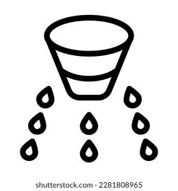 Vektorgrafik-Design des Regensensor