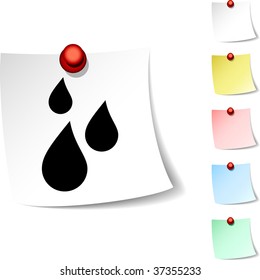 Rain  sheet icon. Vector illustration.