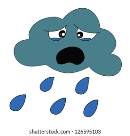 Rain shower Icon for Weather forecast