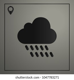 rain sign icon