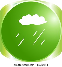 rain sign icon button