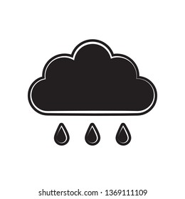 rain sign icon. Element of Weather for mobile concept and web apps icon. Outline, thin line icon for website design and development, app development