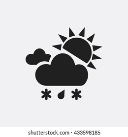 Rain and snow Icon