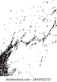 Textura de manchas de chuva com listras de água realistas no fundo branco para projetos úmidos, tempestades ou naturais