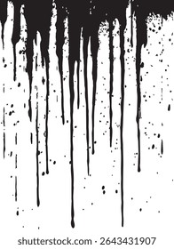 Textura de manchas de chuva com listras de água realistas no fundo branco para projetos úmidos, tempestades ou naturais
