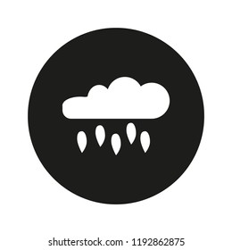 rain symbol vector. autumn symbol