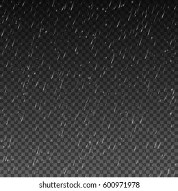 Rain texture. Rainy weather. Vector background