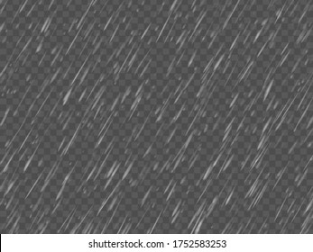 Rain texture. Transparent effect. Abstract vector background