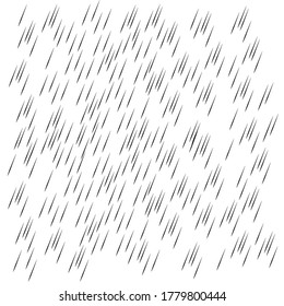 Rain transparent background. Water drops rainfall vector pattern