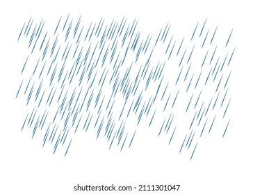 Rain transparent background. Water drops rainfall vector pattern
