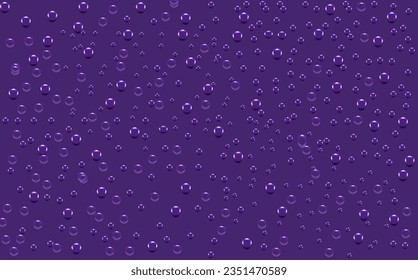 Rain transparent drops flow down the glass.Realistic wet condensation texture.Fresh water splash effect on the surface.Liquid spreading droplet shapes.