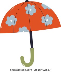 Rain Umbrella Accessory Vector Illustration
