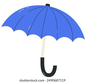 Rain Umbrella Cartoon Vector Illustration